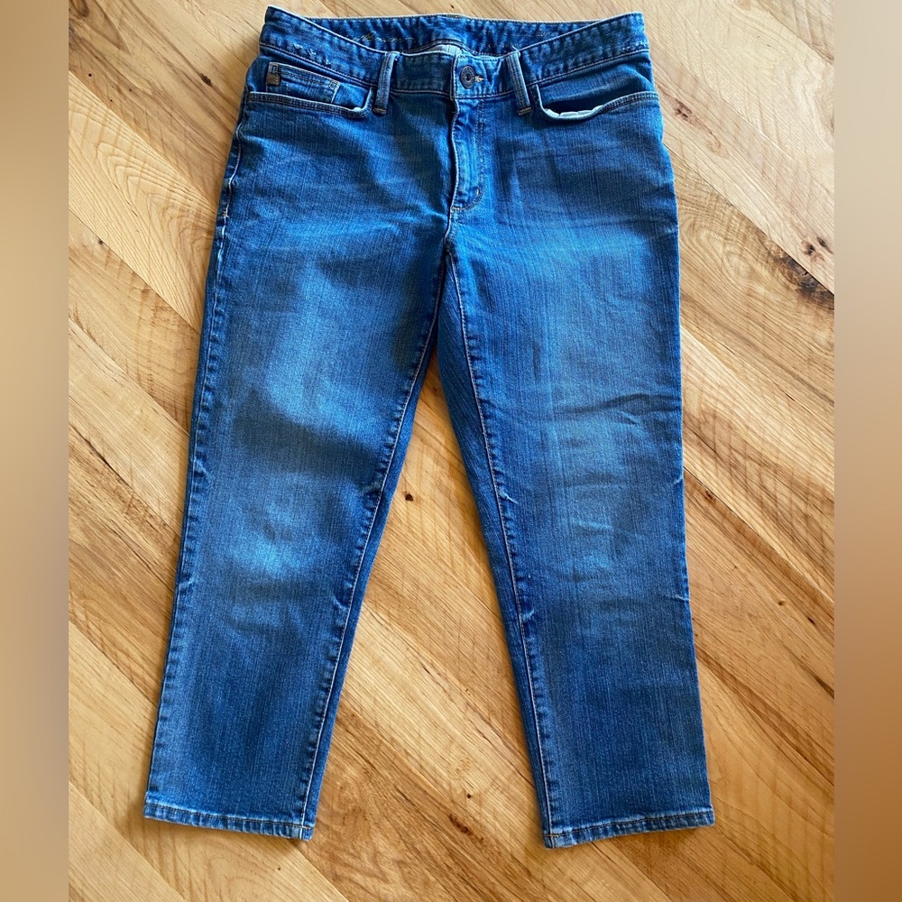 Eddie Bauer curvy capris denim pants